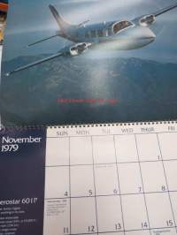 Piper 1979 Aviation Planning Calendar, wall calendar -seinäkalenteri