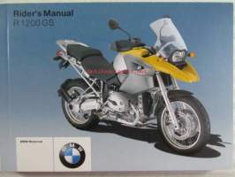 BMW R 1200 GS Rider&#039;s Manual - ( Omistajan käsikirja englanniksi. ) Koko 11 x 15 cm