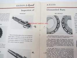 Eaton 2-speed axles - Service and maintenance procedure -huolto-ohjekirja