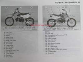 Suzuki DR-Z110 Owner&#039;s Manual - Omistajan käsikirja