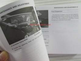 Suzuki DR-Z110 Owner&#039;s Manual - Omistajan käsikirja