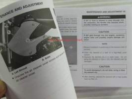 Suzuki DR-Z110 Owner&#039;s Manual - Omistajan käsikirja