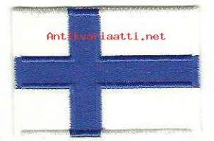 Suomen lippu   -  kangasmerkki  hihamerkki