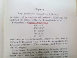 Edbergs trävarubok -puutavaramiehen käsikirja ruotsiksi