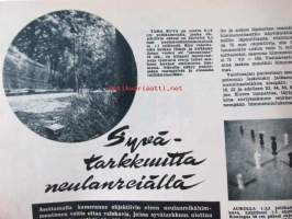 Tekniikan Maailma 1957 nr 13 (ylimäääinen nr),  Sähköpartakone ilman verkkovirtaa 1.500 markkaa, TV-antennit, Koeajossa Volkswagen