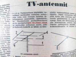 Tekniikan Maailma 1957 nr 13 (ylimäääinen nr),  Sähköpartakone ilman verkkovirtaa 1.500 markkaa, TV-antennit, Koeajossa Volkswagen