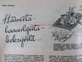 Tekniikan Maailma 1957 nr 13 (ylimäääinen nr),  Sähköpartakone ilman verkkovirtaa 1.500 markkaa, TV-antennit, Koeajossa Volkswagen