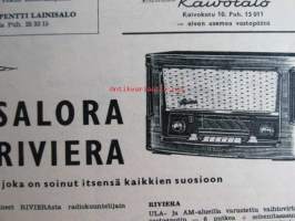 Tekniikan Maailma 1957 nr 13 (ylimäääinen nr),  Sähköpartakone ilman verkkovirtaa 1.500 markkaa, TV-antennit, Koeajossa Volkswagen