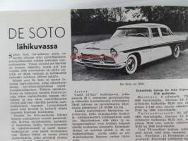 Tekniikan Maailma 1956 nr 1, sis. mm. seur. artikkelit / kuvat / mainokset;   Lähikuvassa Desoto, Potkurin valumallin valmistaminen, 7 vuotta transistoria,