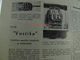 Tekniikan Maailma 1956 nr 1, sis. mm. seur. artikkelit / kuvat / mainokset;   Lähikuvassa Desoto, Potkurin valumallin valmistaminen, 7 vuotta transistoria,