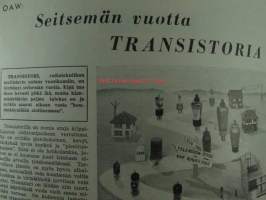 Tekniikan Maailma 1956 nr 1, sis. mm. seur. artikkelit / kuvat / mainokset;   Lähikuvassa Desoto, Potkurin valumallin valmistaminen, 7 vuotta transistoria,