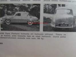 Tekniikan Maailma 1956 nr 1, sis. mm. seur. artikkelit / kuvat / mainokset;   Lähikuvassa Desoto, Potkurin valumallin valmistaminen, 7 vuotta transistoria,