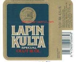 Lapin Kulta Special III  1/3 l - olutetiketti