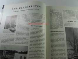 Me kaikki A. Ahlström Osakeyhtiön henkilökuntalehti 1960 nr 2, Kauttuan kasvot ajan peilissä, Kauttua rakentaa, miten pakkaus syntyy, Pihlava pystyy