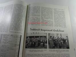 Me kaikki A. Ahlström Osakeyhtiön henkilökuntalehti 1960 nr 2, Kauttuan kasvot ajan peilissä, Kauttua rakentaa, miten pakkaus syntyy, Pihlava pystyy