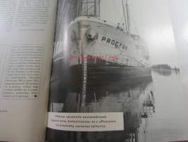 Me kaikki A. Ahlström Osakeyhtiön henkilökuntalehti 1960 nr 2, Kauttuan kasvot ajan peilissä, Kauttua rakentaa, miten pakkaus syntyy, Pihlava pystyy