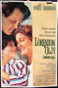 Elokuvajuliste - Lorenzon öljy / Nick Nolte, Susan Sarandon