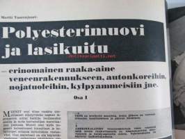 Tekniikan maailma 1958 nr 6, sis. mm. seur. artikkelit / kuvat / mainokset; Nyt aloitamme kaitafilmauksen, Koeajossa Miele K 52, Koekuvauksessa Baldessa,