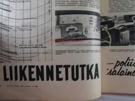 Tekniikan maailma 1958 nr 6, sis. mm. seur. artikkelit / kuvat / mainokset; Nyt aloitamme kaitafilmauksen, Koeajossa Miele K 52, Koekuvauksessa Baldessa,