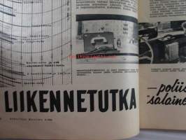 Tekniikan maailma 1958 nr 6, sis. mm. seur. artikkelit / kuvat / mainokset; Nyt aloitamme kaitafilmauksen, Koeajossa Miele K 52, Koekuvauksessa Baldessa,