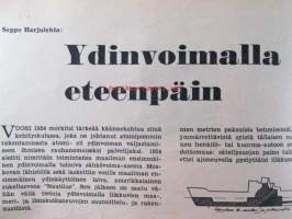 Tekniikan maailma 1958 nr 8, sis. mm. seur. artikkelit / kuvat / mainokset; Stereofonia, Koeajossa Hopeasiipi - Helkaman Hopeasauma mopo, Yashica-8 T ja Cinekon