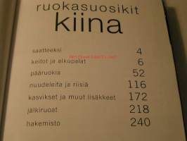 Ruokasuosikit  kiina   yli 100 hyvää ohjetta