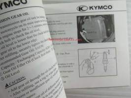 Kymco Driver&#039;s Manual Movie XL 125 / 150 - Käyttöohjekirja
