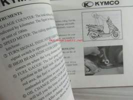 Kymco Driver&#039;s Manual Movie XL 125 / 150 - Käyttöohjekirja