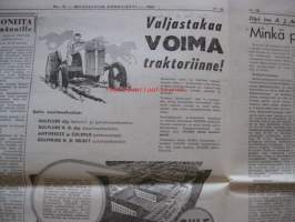 Maaseudun Koneviesti 1955 / 19.  sis. mm. Sokerijuurikas on saanutpysyvän jalansijan Etelä-Pohjanmaalla.Moottoripyöriä,Horex &quot;Regina&quot;.Nummi - mekaaninen