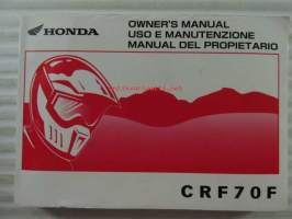 Honda CRF70F - Omistajan käsikirja