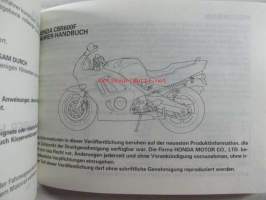 Honda CBR600F - Omistajan käsikirja