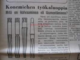 Maaseudun Koneviesti 1955 / 14-15 . sis mm.Lanz bullog 2207 traktori.Konekuulumaa Satakunnasta maatalousnäyttelyn jälkeen.BMW Isettoja invaliideille.Näkymiä