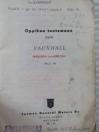 Vauxhall PB  Velox ja Cresta Käsikirja
