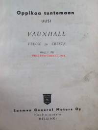 Vauxhall PB  Velox ja Cresta Käsikirja