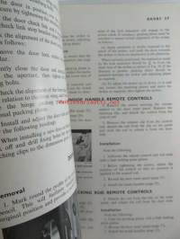 Vauxhall Service Training Manual Series PB / Body (TS. 592) - Huoltokoulutusopas asentajille
