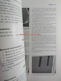 Vauxhall Service Training Manual Series PB / Body (TS. 592) - Huoltokoulutusopas asentajille