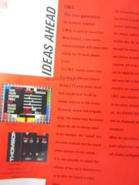 Thompson 1989 - The art of technology, Ideas ahead TV, Video, Audio - Kodinelektroniikka myyntiesite