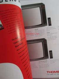 Thompson 1989 - The art of technology, Ideas ahead TV, Video, Audio - Kodinelektroniikka myyntiesite