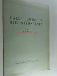 Hallitusmuodon kielisäännökset