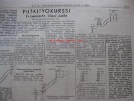 Maaseudun Koneviesti 1955 / 12, 28.6.1955 sis. mm. seur. artikkelit / kuvat / mainokset; Ylihärmän Lietsotehdas, Esso moottoripetrooli, Famo-Boxer