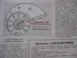 Maaseudun Koneviesti 1955 / 13 . 12.7 .1955 sis mm,Teho-Esaviljankuivaaja.Hevosvetoisen haran asentaminen Valmet-traktorin akselivälille.Valitse oikea