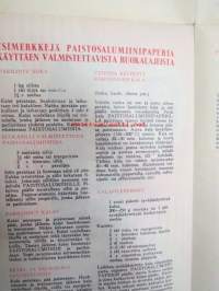 Paistos alumiinia -pakkauskääre, jossa käyttöohjeet ja herkkuvihjeitä, ei sisällä alumiinikäärettä