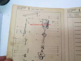 Volkswagen Industrie-Motor Typ 126, 126A Spare parts list Industrial engine / Ersatzteile-Katalog / Catalogue des pieces detachees Moteur industriel