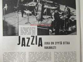 Viuhka 1961 nr 3, sis. mm. seur. artikkelit / kuvat / mainokset; Leikkikää viisaasti asusteilla, Modern Jazz Quartet, Sunnuntaipaistin resepti, Kehittynyt ja