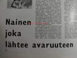 Viuhka 1961 nr 3, sis. mm. seur. artikkelit / kuvat / mainokset; Leikkikää viisaasti asusteilla, Modern Jazz Quartet, Sunnuntaipaistin resepti, Kehittynyt ja