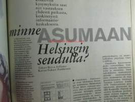 Avotakka 1972 nr 4, Miss Suomi Harriet Erikson ja  Martti Etelävuori - kotimme on keskivertokoti, Palaset, pyörällä