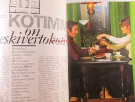 Avotakka 1972 nr 4, Miss Suomi Harriet Erikson ja  Martti Etelävuori - kotimme on keskivertokoti, Palaset, pyörällä