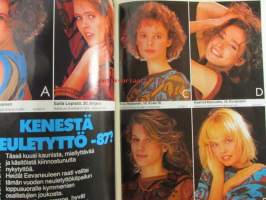 Eeva neule 1987 nr 2, katso sisältö kuvista tarkemmin.