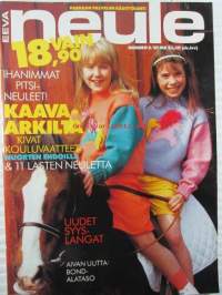 Eeva neule 1987 nr 5, katso sisältö kuvista tarkemmin.