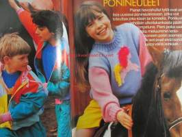 Eeva neule 1987 nr 5, katso sisältö kuvista tarkemmin.